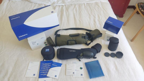 Telescopio Carl Zeiss Victory Diascope 85 T* FL Verde. Zoom 20-60 x 85 VENDIDO CERRAR!!

Siempre usado 02