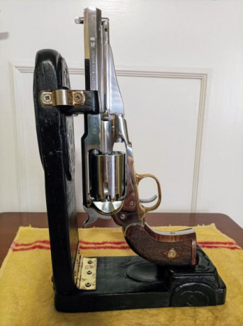 VENDIDO!!!!  revólver, de Pietta, Remington New Model Army 1858, c. 44 y 5½", de acero inoxidable 02