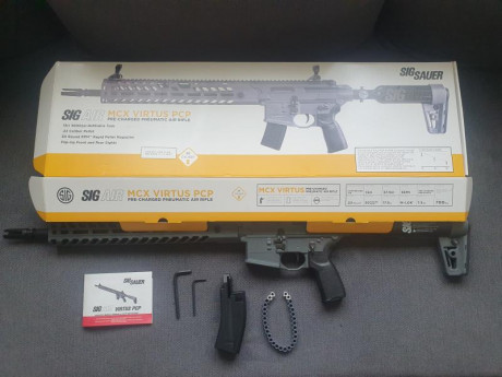 VENDIDA.

Vendo Sig Sauer MCX Virtus. Calibre 5.5. 24 julios. Está nueva. Un par de meses de uso. 
Botella 00