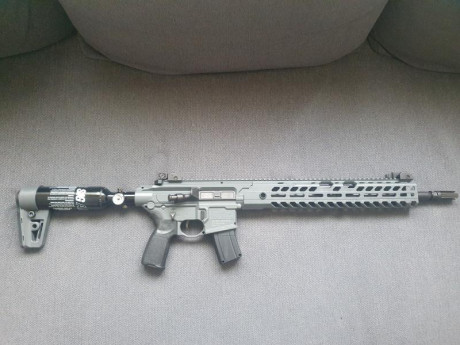 VENDIDA.

Vendo Sig Sauer MCX Virtus. Calibre 5.5. 24 julios. Está nueva. Un par de meses de uso. 
Botella 12