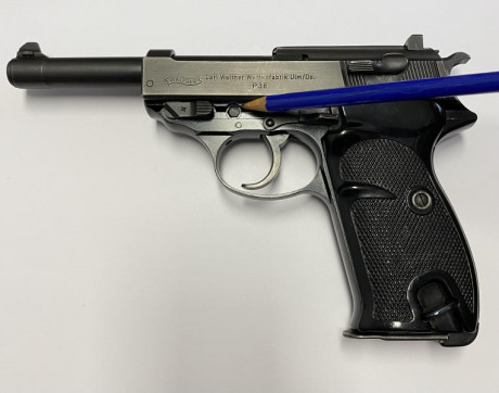 En venta Walter P38. 
Con funda piel de la época
Tres cargadores ( uno en la bolsa sin desprecintar ).
Se 01