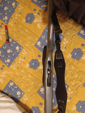 Vendo Carabina Ruger con hidroimpresion, no  es de c-argadores, las balas se meten, en un tubo debajo 11