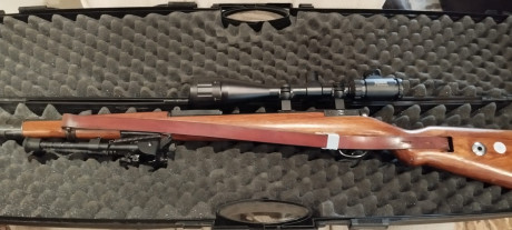 VENDO CARABINA KKW  FRANKONIA CAÑON LARGO, cal 22LR . VISOR BUSHNELL 6-24X50 AOEG, BIPODE Y CORREA.
NO 01