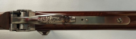 Rifle Sharps 1874 Sporting Pedersoli Extra de Lujo, el más alto de gama, profusamente grabado, maderas 120