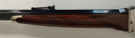 Rifle Sharps 1874 Sporting Pedersoli Extra de Lujo, el más alto de gama, profusamente grabado, maderas 132