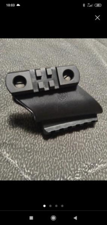 Vendo el accesorio con tres raíles picatini para colocar en la carabina Beretta cx4 storm, para poner 02