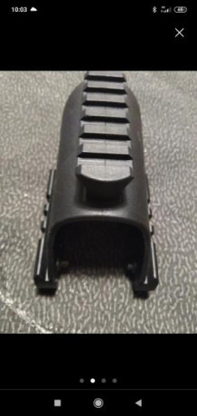 Vendo el accesorio con tres raíles picatini para colocar en la carabina Beretta cx4 storm, para poner 01