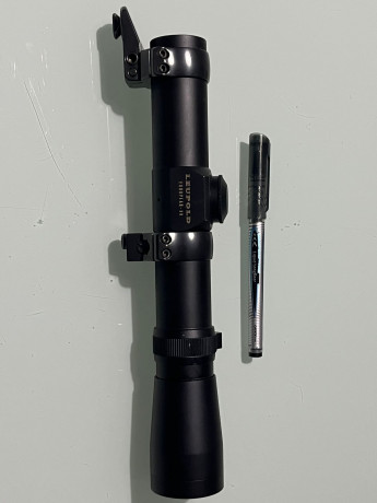 Vendo visor de batida Leupold European 30 mm de 1,25-4X20, en muy buen estado, magnifica óptica, no incluye 02