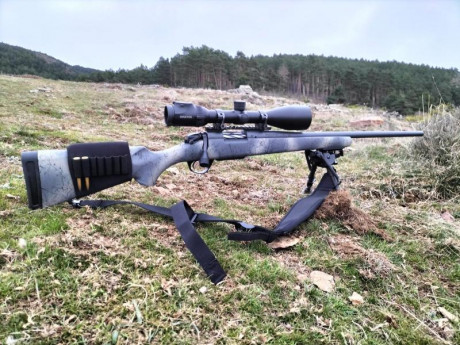 Hola
VENDO BERGARA WILDERNESS HUNTER
6,5 creedmor
tiene dos años, impoluto, solo dos temporadas de corzo
rifle 02