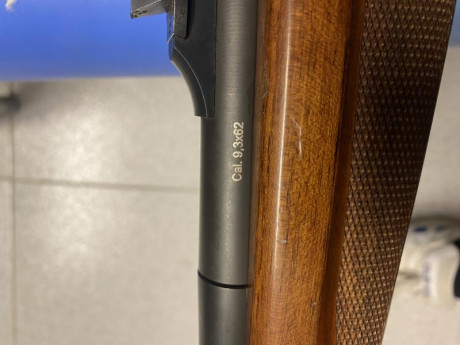 En venta rifle en muy buen estado marca HK modelo SLB light calibre 9,3x62mm con monturas leupold desmontables 02
