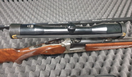 ***VENDIDA*** fabulosa escopeta/rifle superpuesto de la prestigiosa marca alemana Sauer & Sohn, Western 00