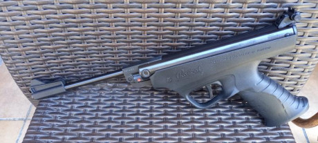Pistola de aire comprimido marca Baikal modelo MP53 M de muelle y en calibre 4.5 mm,  usada pero en funcionamiento 00