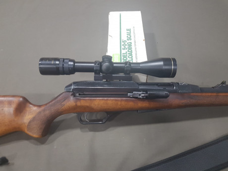 Vendo rifle HK 940 cañon largo en calibre 7x64 con montura original de 25 por 600€.
Saludos. 01