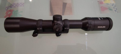 Vendo kahles helia 5 1,6-8x42i con monturas blaser originales de 30mm.
1400€ con envío.
El visor no ha 00