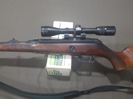 Vendo rifle HK 940 cañon largo en calibre 7x64 con montura original de 25 por 600€.
Saludos. 12