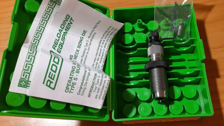 Vendo dies de competición para el calibre .308 win.
- Die Redding tipo S full sizing (recalibra toda la 11
