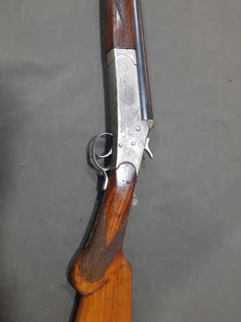 Vendo escopeta Norica (Beristain, Barcelona) 72cm monotiro cal 16 por no usar por 100€.
Saludos. 01