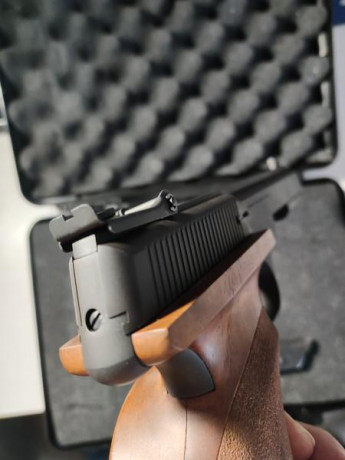 Lo dicho por cambio de proyecto vendo mi magnifica pistola BROWNING INTERNATIONAL del calibre 22 LR en 10