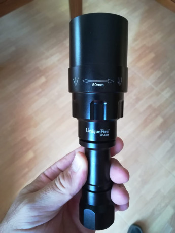 Se puede cerrar
* Monocular nocturno NH-1 de 6x50 NACHTJÄGER
*Linterna Uniquefire T50 de 940nn (invisible) 10