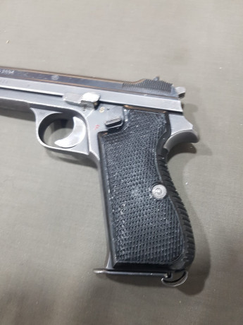 Hola, vendo estupenda Sig P210 en cal 9para de 5 pulgadas en perfecto estado por no darle uso por 1450€.
Guiada 22