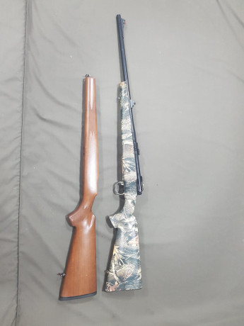 Vendo Sig SHR 970 en cal. 30-06 con dos culatas por no darle uso por 800€ transporte incluido.
Tambien 40