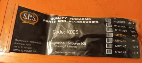 Por haber mandado a chatatra para hacer cupo, vendo el despiece de una sps plus del 40. Obviamente ninguna 60
