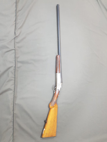 Vendo escopeta Norica (Beristain, Barcelona) 72cm monotiro cal 16 por no usar por 100€.
Saludos. 20