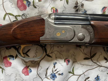 Vendo escopeta BETTINSOLI TRAP SV TALENTO, calibre 12/76, cañón de 76 cm, chokes intercambiables y prolongadores 00