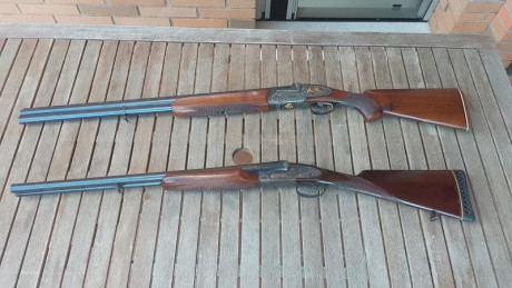 Se vende:

sarriugarte excelsior original impecable 1500 euros
ugartechea 75 cañón de 60 cm monogatillo 00
