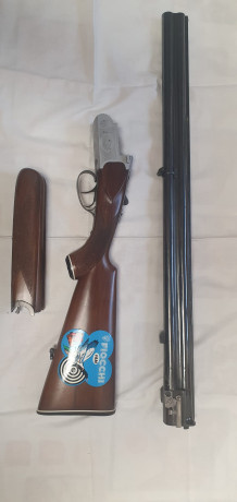 Muy buenas.
Un compañero vende dos escopetas.
Se trata de una paralela Hnos. ZABALA del 12 y una superpuesta 10