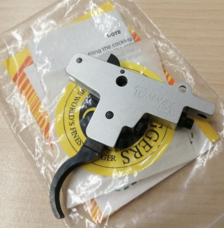 Vendo este gatillo Timney Sport, es regulable desde 0,9k a 1,8k, sirve para los Máuser 98 y todos sus 01