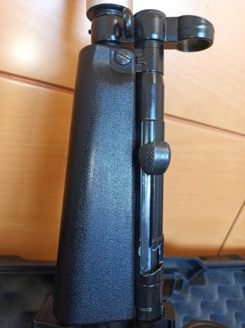 Carabina 22LR GSG-5 (MP5)
2 cargadores+sujetador de cargadores
1 cargador 110 cartuchos
1 bípode
1 Agarradera 11