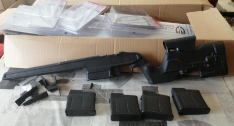 tengo para vender una culata Archangel sintética para mauser 98 y todos sus derivados (como los santa 00