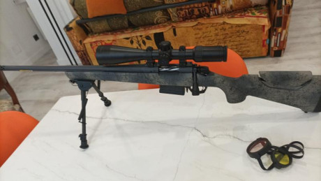 Lo dicho vendo Bergara wilderness sierra 308win,
Visor delta titanium HD 4-24X50 RETICULA ILIMINADA 4A 02