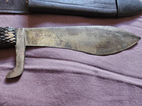 Cuchillo de Monte de la Fabrica Nacional de Toledo.
Modelo Montañero, también llamado Viriato dentro de 10