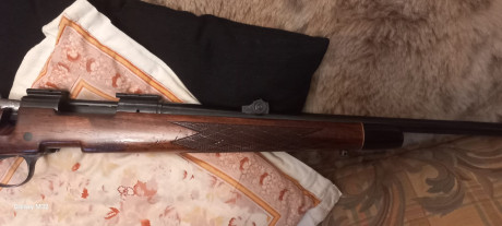 VENDIDO .Vendo rifle remington BDL calibre 308 w. El rifle lleva . El cargador es metálico ,alza regulable 12