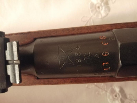 Vendo fusil Mosin-Nagant fabricado en el arsenal del Tula en 1934. Buen estado general, números coincidentes, 12