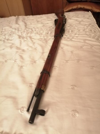 Vendo fusil Mosin-Nagant fabricado en el arsenal del Tula en 1934. Buen estado general, números coincidentes, 10