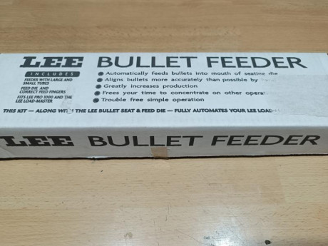 Vendo alimentador de proyectiles LEE para progresiva en perfecto estado.
Para calibre 9mm y 45 ACP / 44

Precio: 10