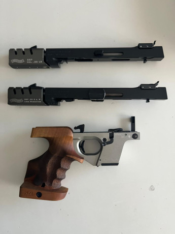Muy buenas.
Un compañero y amigo vende esta WALTHER GSP EXPERT con doble carro, maletín original en perfecto 00