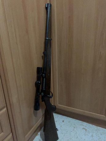 Se vende rifle Sako caja larga l61r en calibre 7mm R.M. se entrega con el visor redfield 2-7-36. Rifle 00