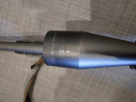 Vendo visor delta javelin 4.5x30.56 con reticula SMR-2 primer plano, usado unos meses en rececho, caja 00