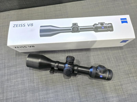 Vendo visor Zeiss V8 modelo nuevo con tuvo de 30, torreta ASV de altura, en perfecto estado, comprado 02