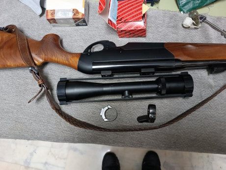 Buenas tardes, rifle 30 06 con anillas y base apel, visor tasco, 2 cargadores, precio 850, no negociable, 02