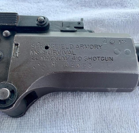 VENDO esta excepcional carabina Original Springfield Armory M6 SURVIVAL, en un estado EXCELENTE a pesar 21