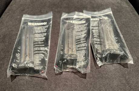 Se vende cargadores STI 2011 en calibre 9mm, estas nuevos, nunca han tenido uso, se compraron en armeria 02