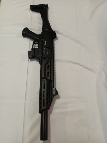 Vendo CZ SCORPION EVO 3 , del 9 parabellum.
CZ SCORPION NUEVO A ESTRENAR CON 2 CARGADORES DE 10 ( POSIBILIDAD 00