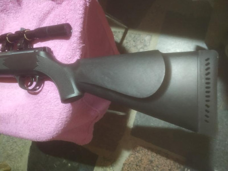 Carabina nueva 
Webley escott TR HT calibre 4'5/177
Tres años de garantía 
La más potente del mercado 12