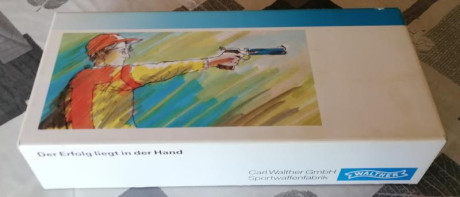   VENDIDA  
Pongo a la venta esta pistola de tiro olímpico, se carga muy suave con la palanca inferior 10