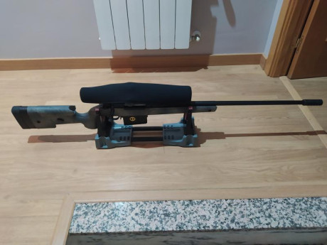 Se vende o cambia rifle Bergara. Es un Bergara b14 sporter montado con encame de resina en culata HMR 00
